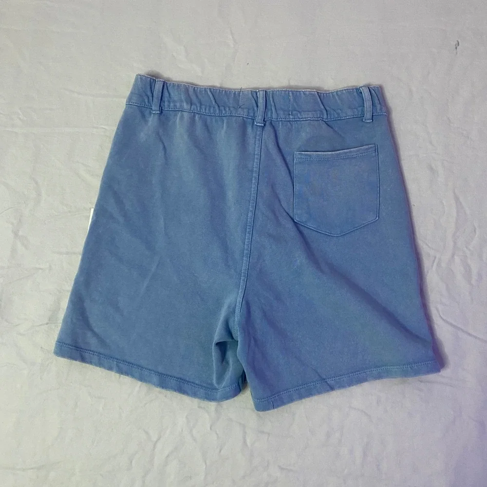 Love Trends Womens Blue Cotton‎ French Terry Skort Sustainable Size XL